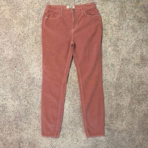 We the Free Corduroy Skinny Pants Modern Mauve Pink Size 28 - Picture 2 of 6